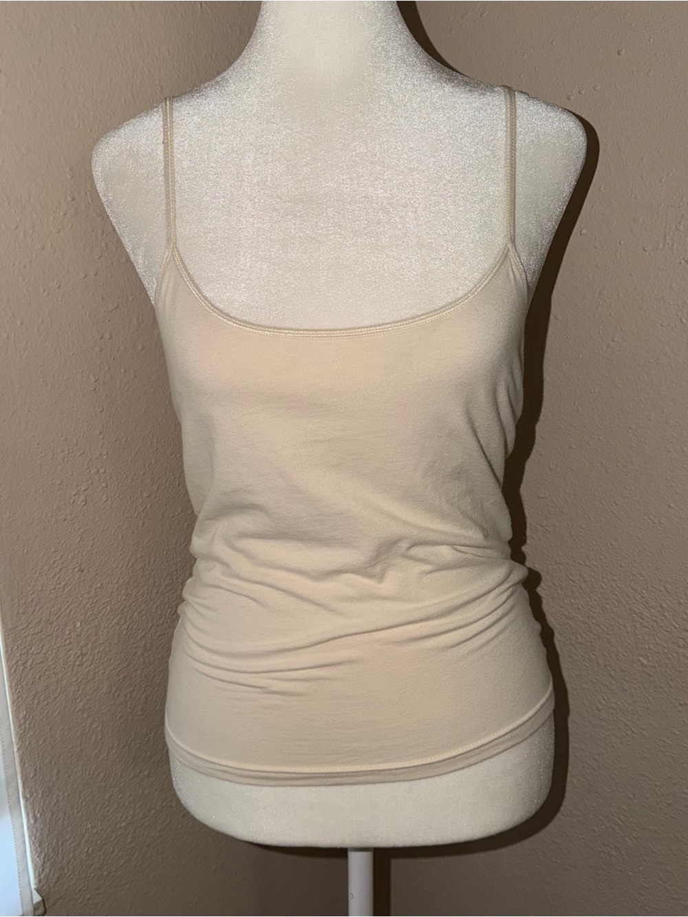 Vintage Y2K Abercrombie & Fitch 2000s Cream Cami Tank Top